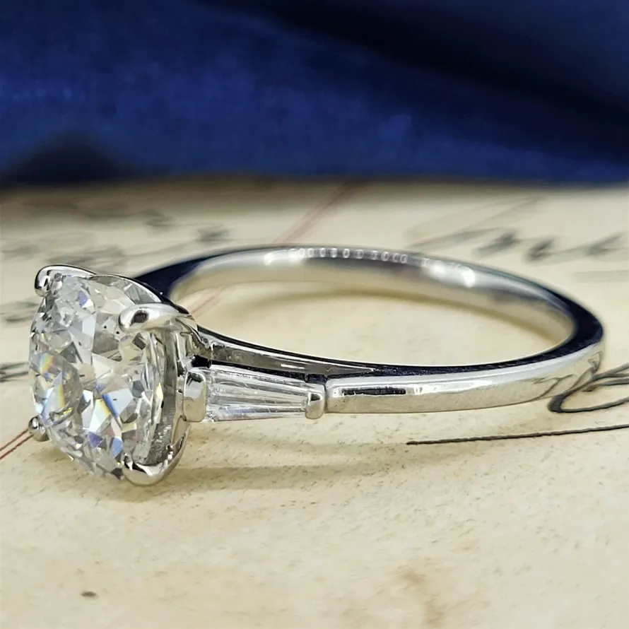 Old Cut Diamond Engagement Ring - 2.20ct-solitaire-engagement-ring-dublin.webp