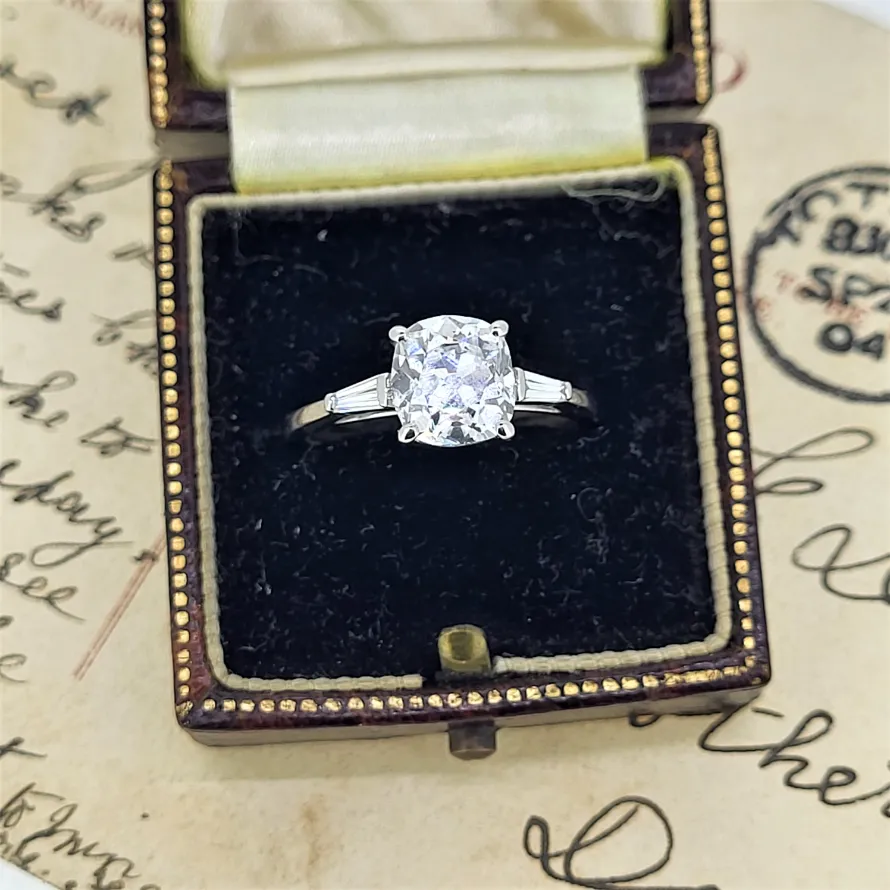Old Cut Diamond Engagement Ring - 2.20ct-solitaire-engagement-ring-dublin.webp
