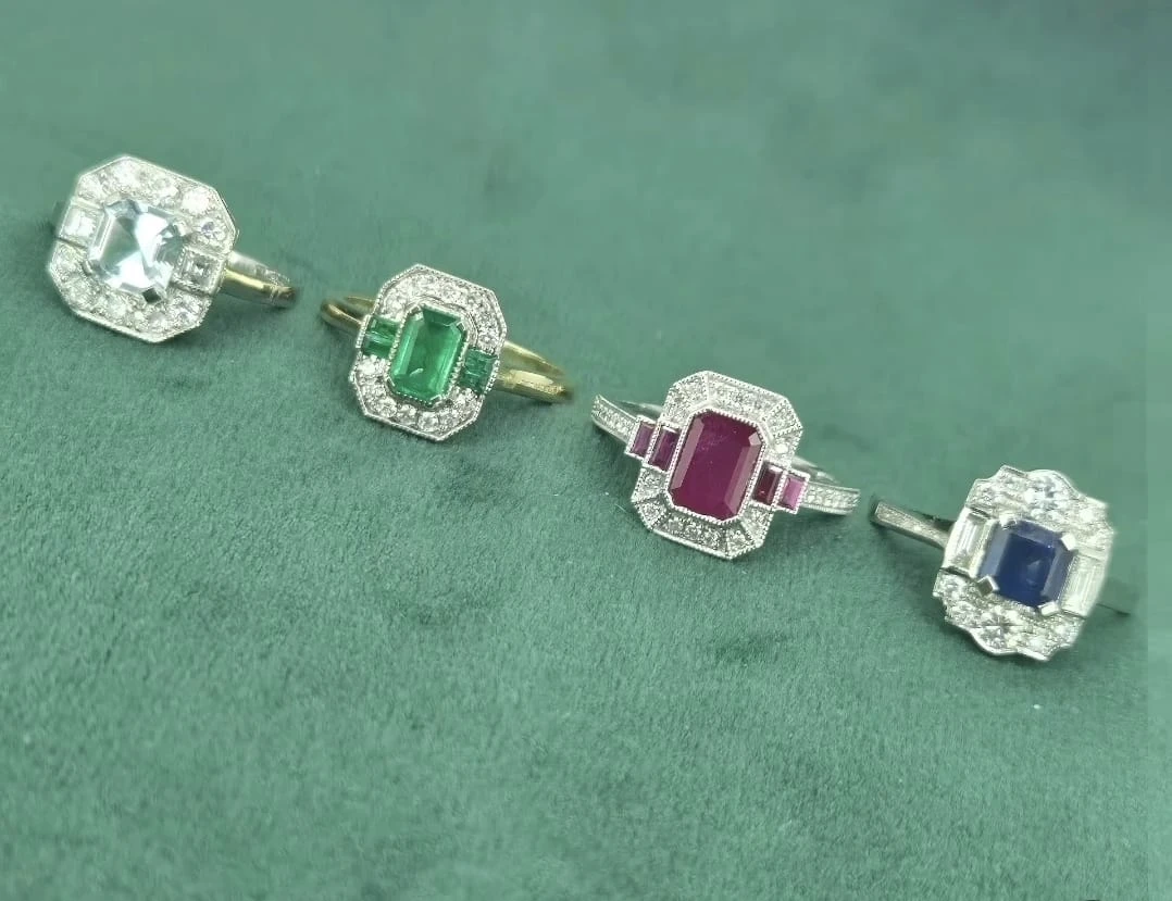 Art Deco Style Rings