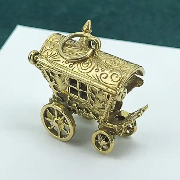 9ct Yellow Gold Travellers Caravan Charm-9ct-fortune-tellers-caravan-charm.webp