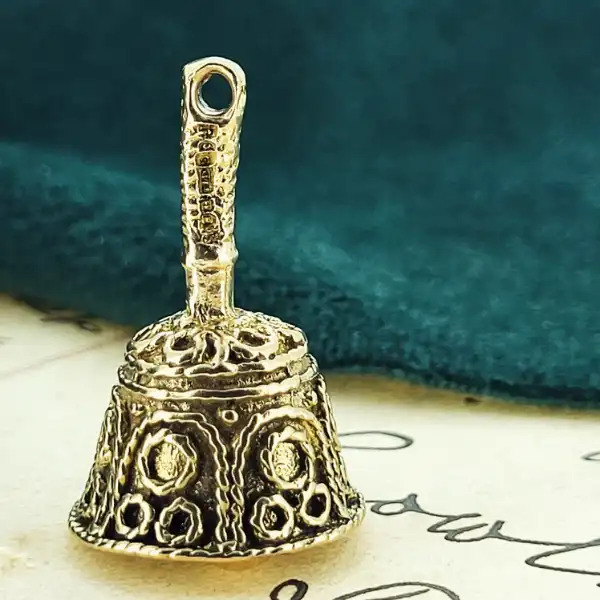 A Lovely 9ct Yellow Gold Bell Charm from 1939 - 1940!-9ct-gold-bell-charm.webp