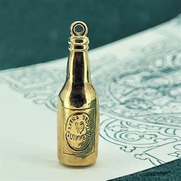 9ct Gold Guinness Charm-9ct-gold-guinness-bottle-charm.webp