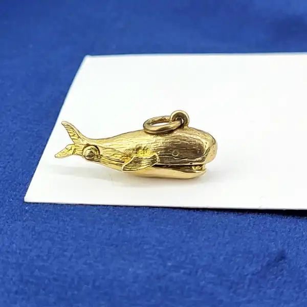 9ct Gold Articulated Whale Charm-9ct-yellow-gold-whale-charm-enamel.webp