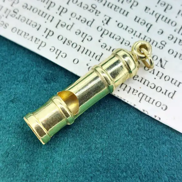 9ct Yellow Gold Whistle Charm/Pendant-9ct-yellow-gold-whistle-charm-pendant.webp
