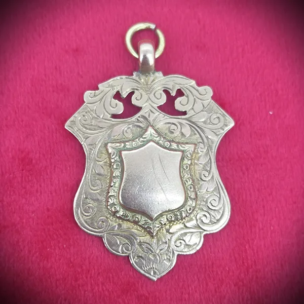 Date 1919! Large Antique Pendant Medal by J W Tiptaft & Son Ltd