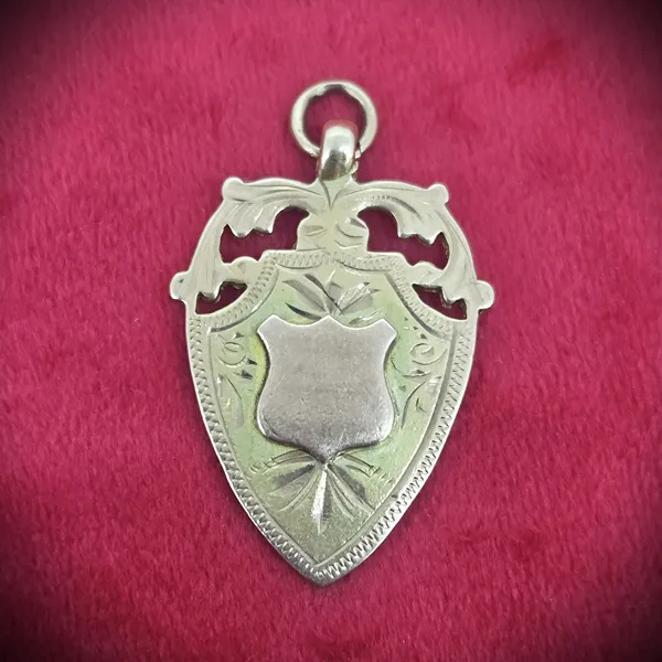 Date 1918! Antique Shield Medal by William Walter Cashmore