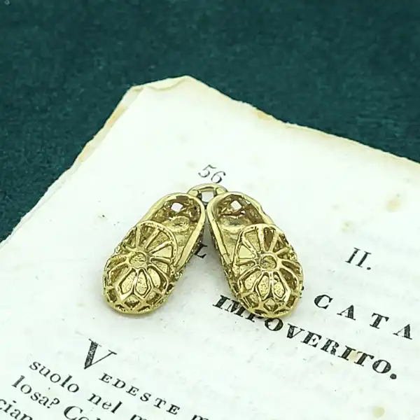 9ct Gold Slippers Charm-gold-slippers-charm.webp