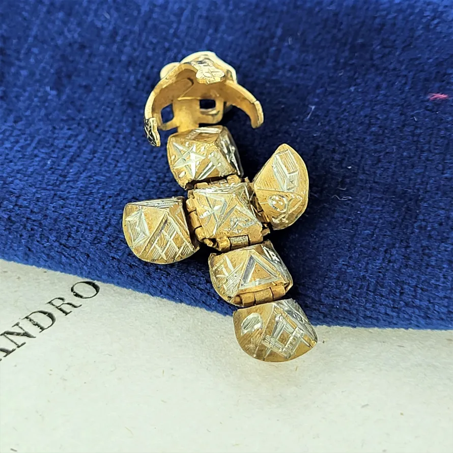 9ct Gold Masonic Orb Pendant -small-gold-masonic-ball.webp